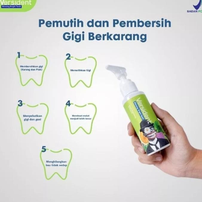PASTA GIGI VERSIDENT SHINING BRIGHT TEETH PEMUTIH GIGI