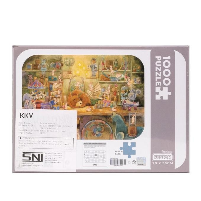 BNH KKV - Mainan Jigsaw Puzzle Kertas 1000 pcs DIY untuk Kreativitas Anak TERLARIS