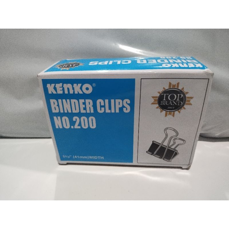 

Binder Clips 200 KENKO KERTAS KLIP