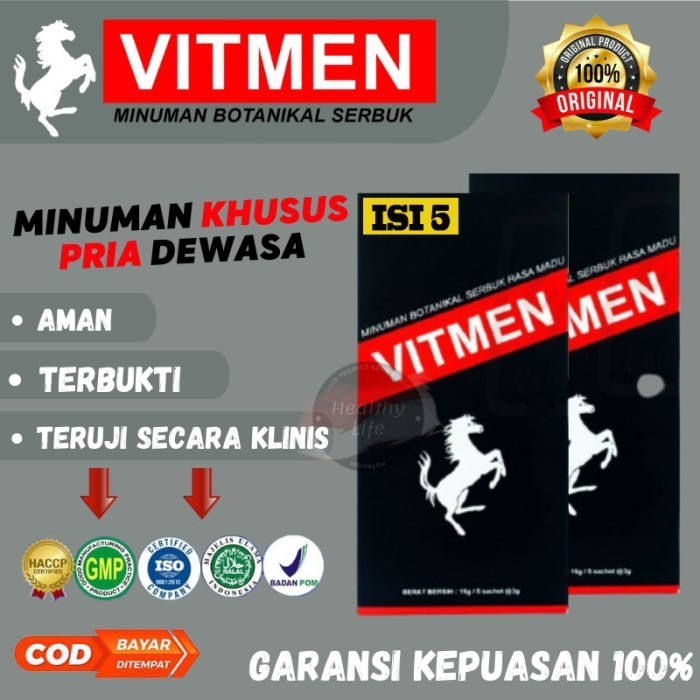 VITMEN HERBAL ORIGINAL STAMINA OBAT KUAT PRIA TAHAN LAMA SURABAYA THE BEST SELLER 