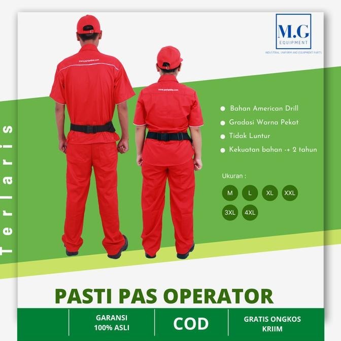 Stelan Baju Seragam Operator Spbu | Baju Kerja Pria & Wanita Pertamina