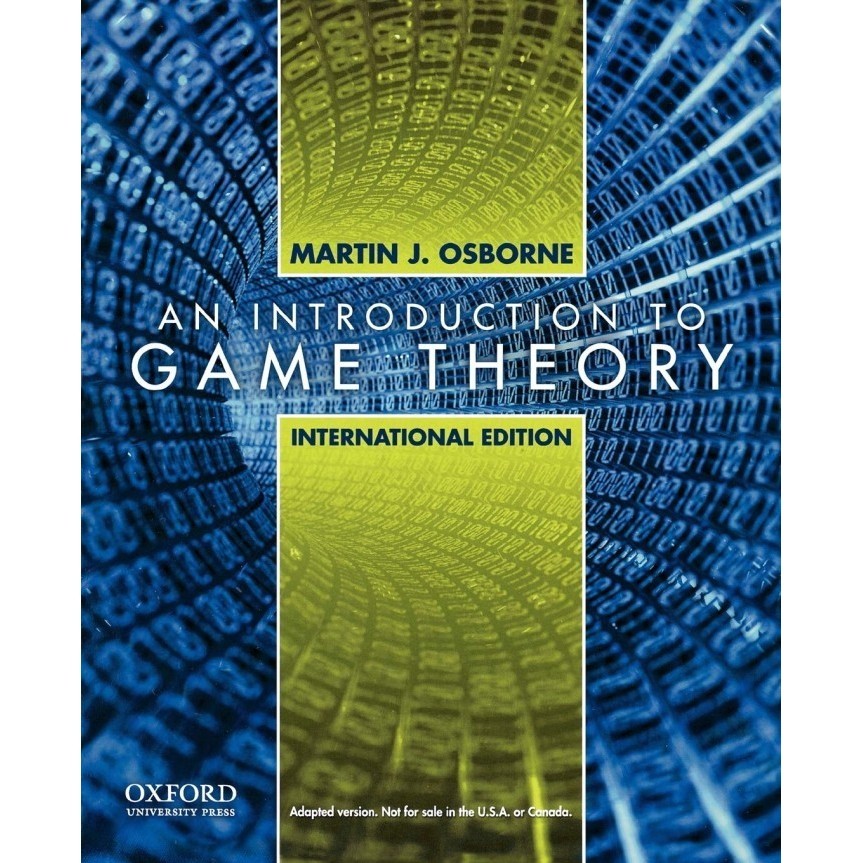 

An Introduction to Game Theory by Martin J. Osborne -fo2