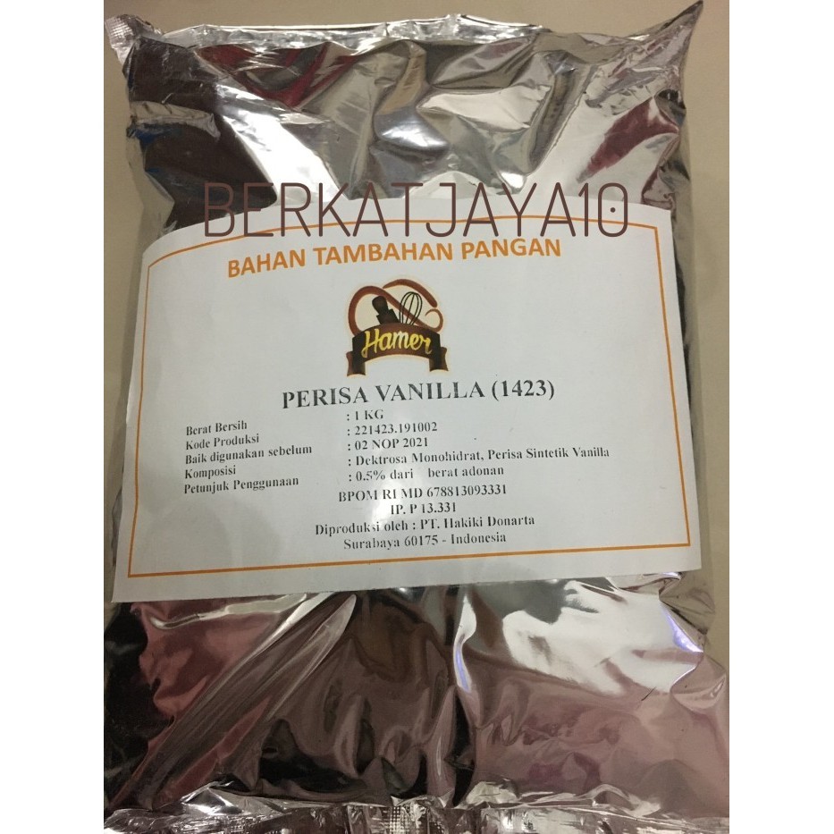 

Hamer Vanilla Susu Perisa Vanila 1Kg