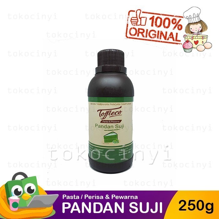 

Toffieco Pasta Perisa & Pewarna - Pandan Suji 250 Gr