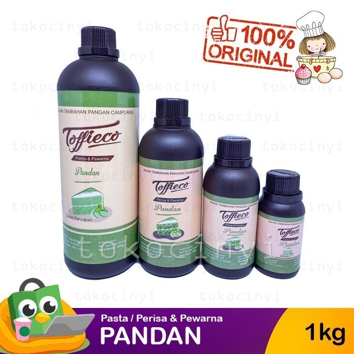 

Toffieco Pasta Perisa & Pewarna - Pandan 1 Kg