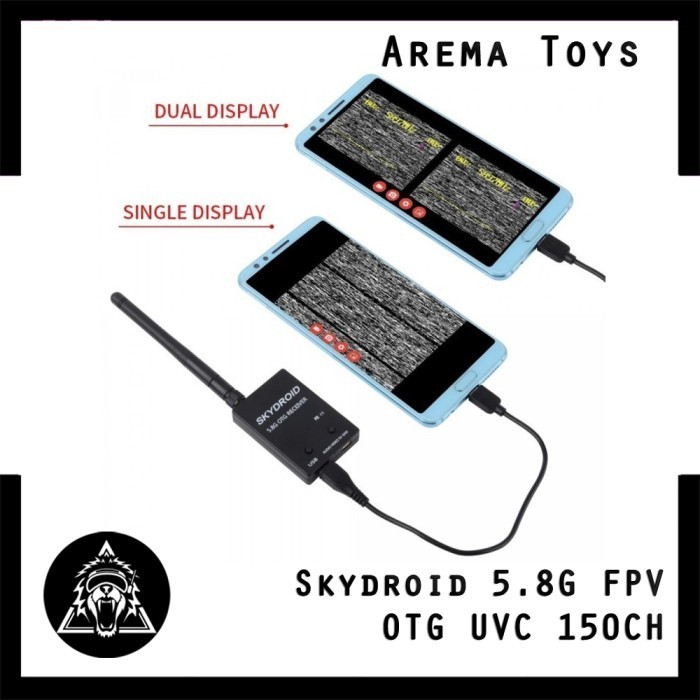 Skydroid 5.8G FPV OTG Video Receiver UVC 150CH Android Phone ROTG FPV