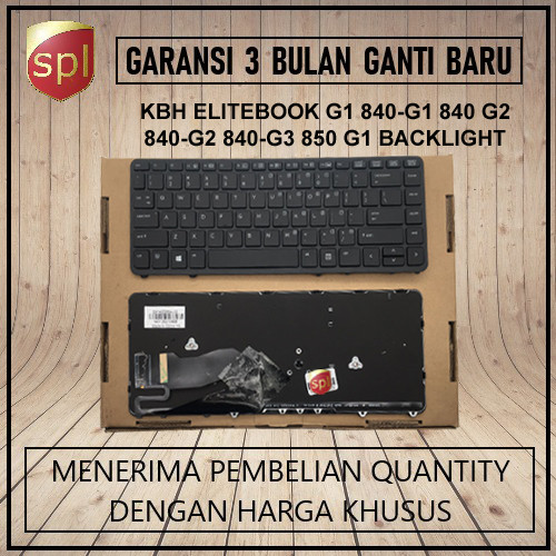 Keyboard HP Elitebook 840-G1 840 840-G2 850 G1 840-G3 Backlite