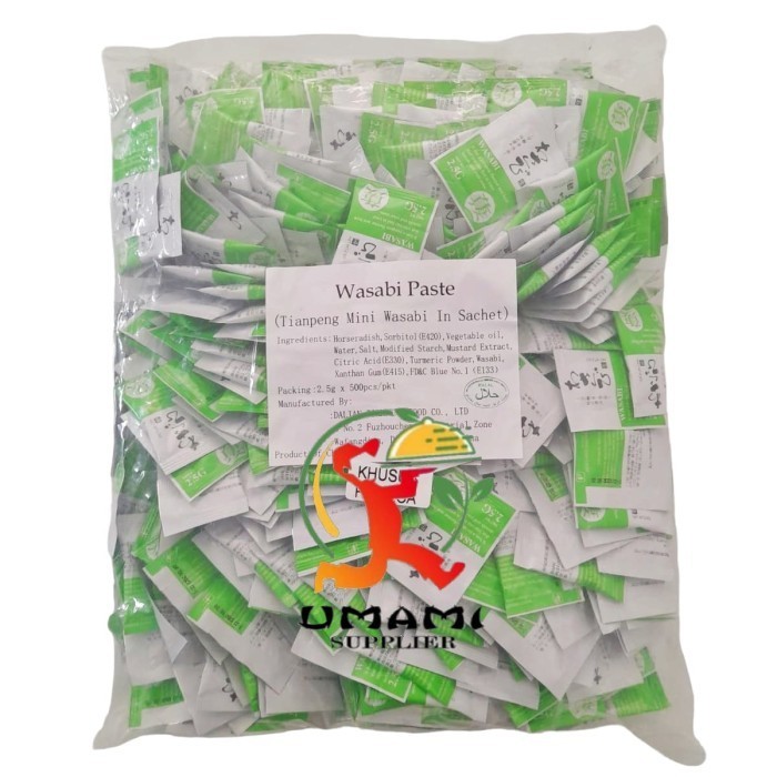 

Mazuma Wasabi Paste/ Wasabi Sachet (Isi100Pcs)