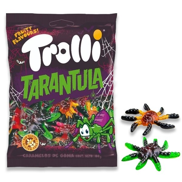 

Halloween Edition Trolli Tarantulla Gummy Fruits Flavors 100