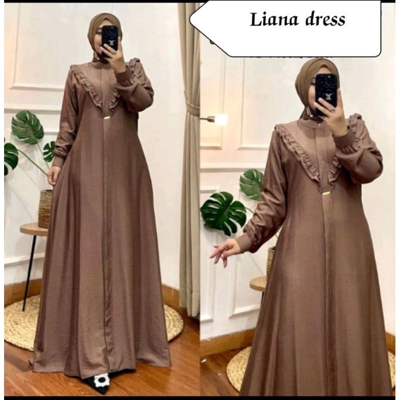 Baju Muslim Wanita Terbaru 2024 Games Dewasa Dres Pengajian Seragam Ibu Korea Style Elegan Mewah Gau