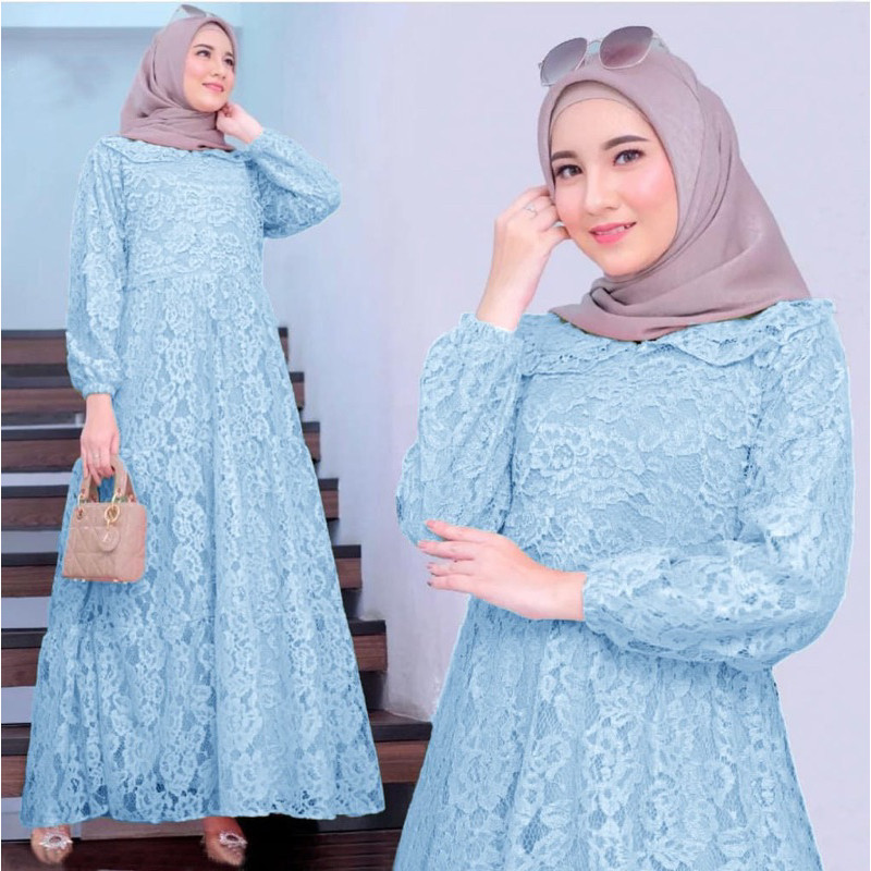Baju Muslim Wanita Terbaru 2024 Games Dewasa Gaun Wedding Lebaranl2024 Remaja Games2023 Cewek Pakaia