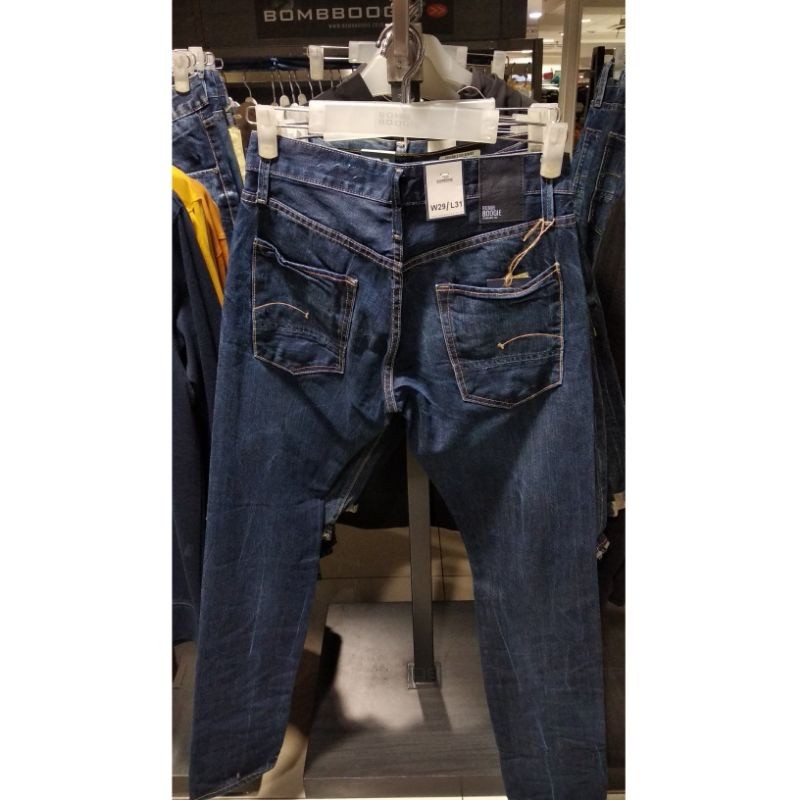 NEW LAUNCHING TERMURAH CELANA JEANS celana jeans sobek pria original bombboogie original - SLIM FIT