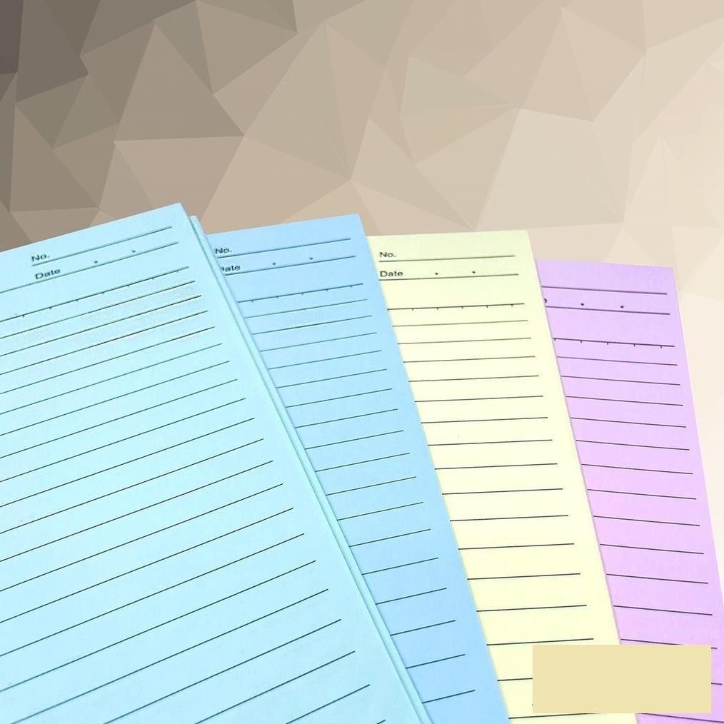 

New Varian Big Boss Loose Leaf B5 Warna Rainbow 100 Lembar Kertas Binder