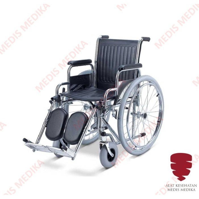 HRG DISKON FS 902 C Kursi Roda 2in1 GEA Duduk Selonjor 2 in 1 Wheel Chair FS902C