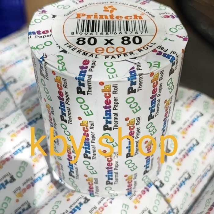 

Terlaris Kertas Thermal Kasir Printech Hitam 80X80 Eco / 80 X 80 Eco (Ekonomis) Promo Terbaru