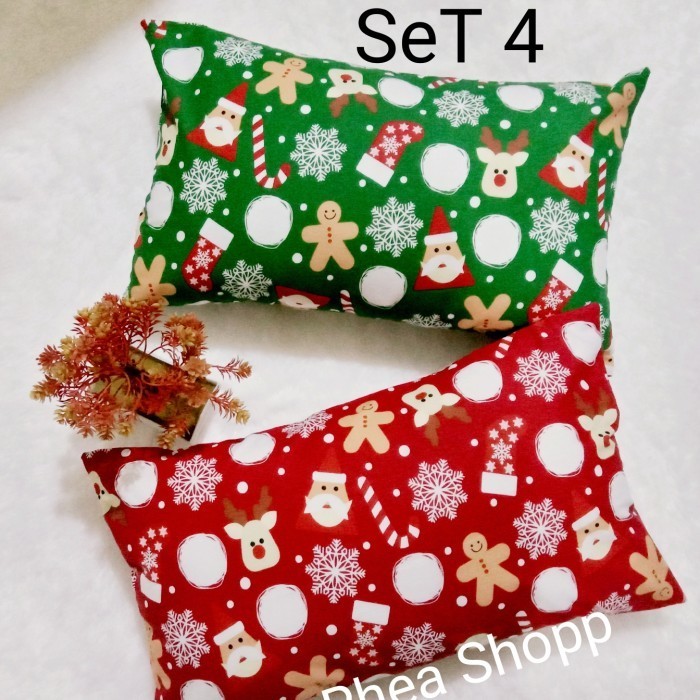Terlaris Sarung Bantal Sofa 30X50 Natal Promo Terbaru