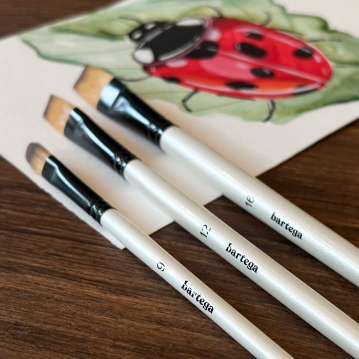 

Terlaris Brush Set Acrylic - Watercolor / Cat Kuas Akrilik - Cat Air Promo Terbaru