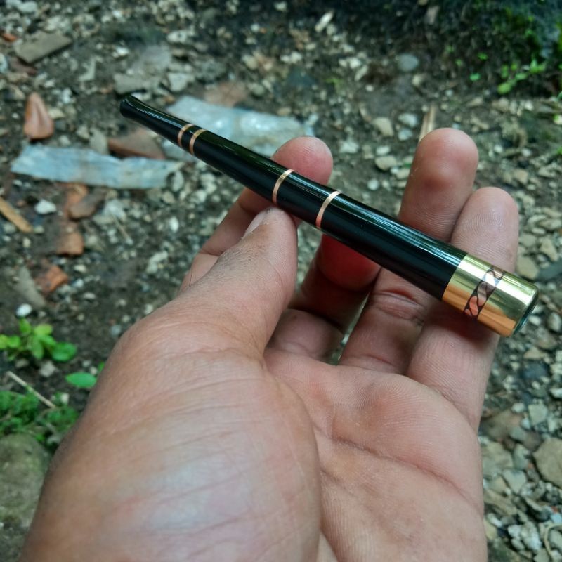 TERLARIS  pipa rokok kayu galih kelor lurus TERBARU