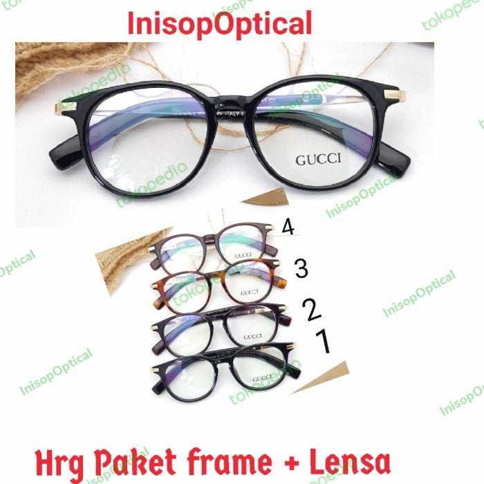 kacamata wanita plus minus lensa anti radiasi photocromic std optik