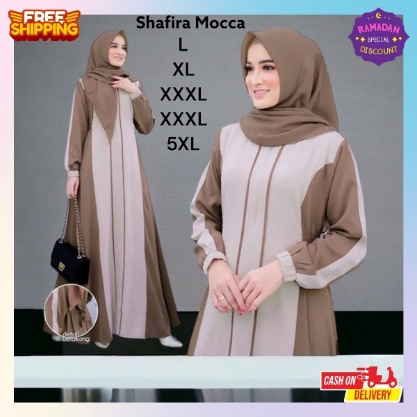 Baju Gamis Perempuan Remaja Kekinian Model Korean Terbaru (Sabina Dress)S M L Xl Bahan Crinkle Airfl