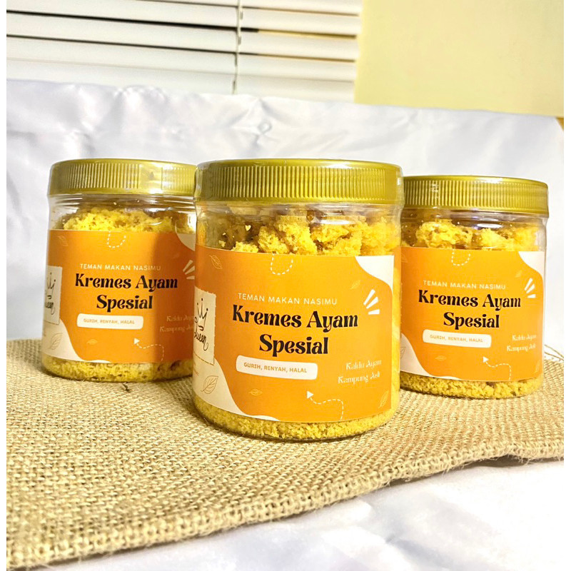

3 TOPLES AYAM KREMES ISI 200gr