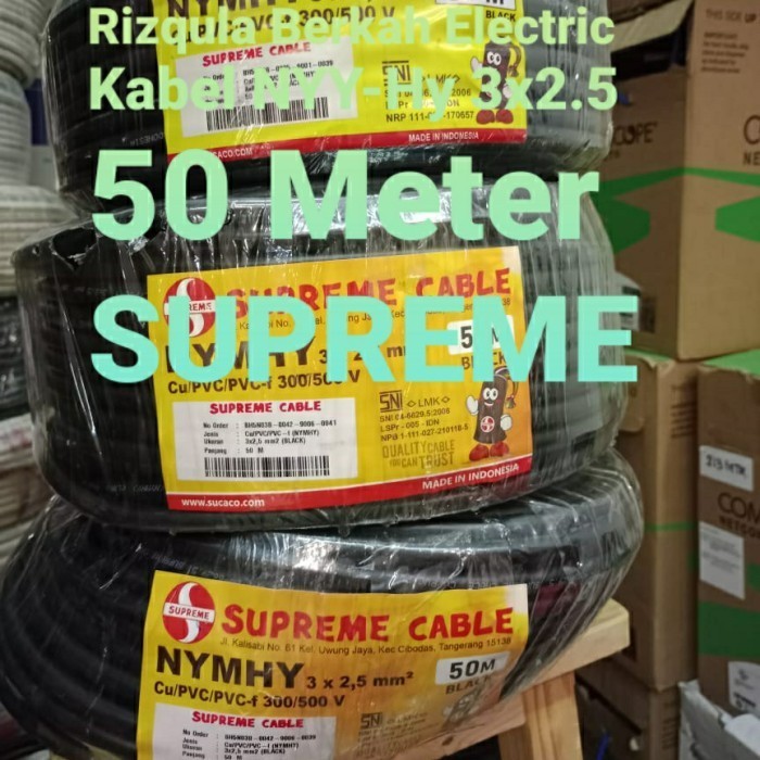 Kabel NYY-HY 3x2.5 SUPREME 50 METERSerabut/Nyy-hy 3x2.5 SUPREME.