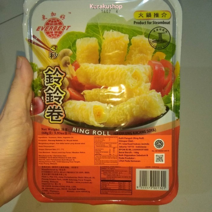 

Terbaru Everbest Ring Roll [Kulit Pangsit Kacang Soya] Promo Terlaris