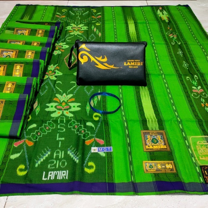 DISKON Sarung Lamiri MGT kotak Sutra 50 Persen