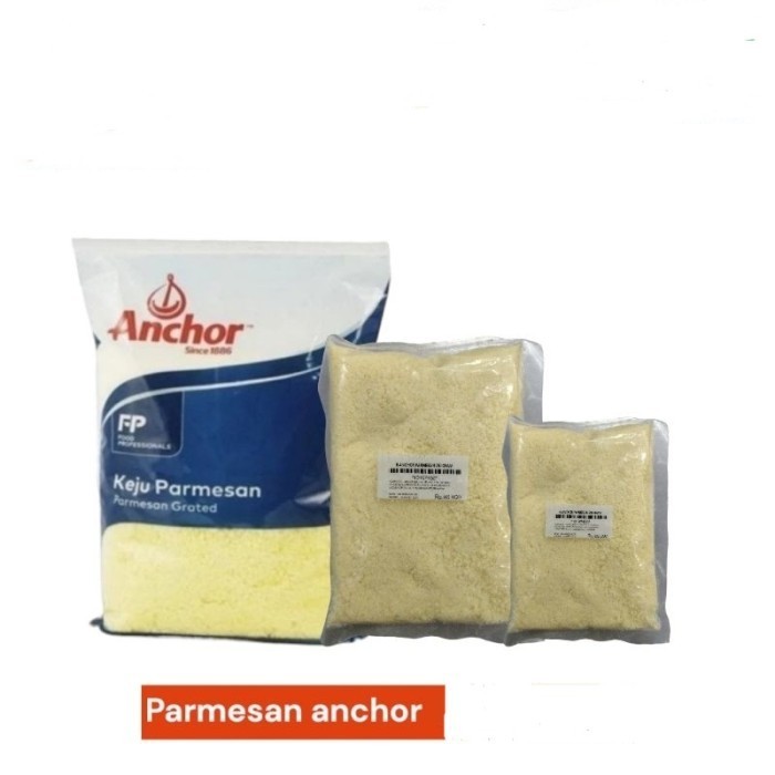 

GRATED PARMESAN CHEESE ANCHOR 250GR KEJU PARUT HALUS REPACK -fo1