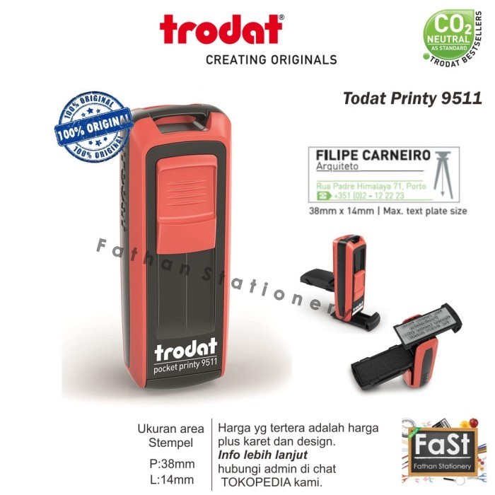 

Stempel Trodat Pocket Printy 9511 Original