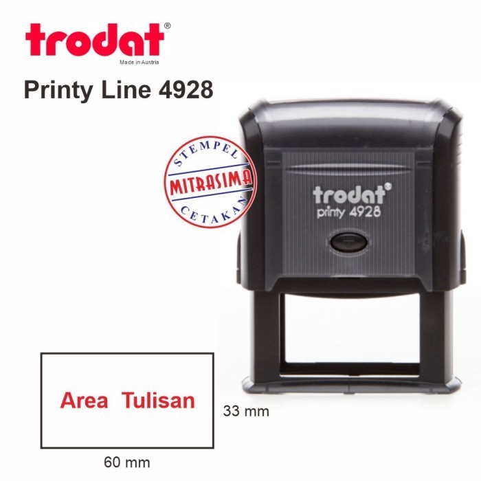 

Stempel Trodat 4928 ( Model Persegi )