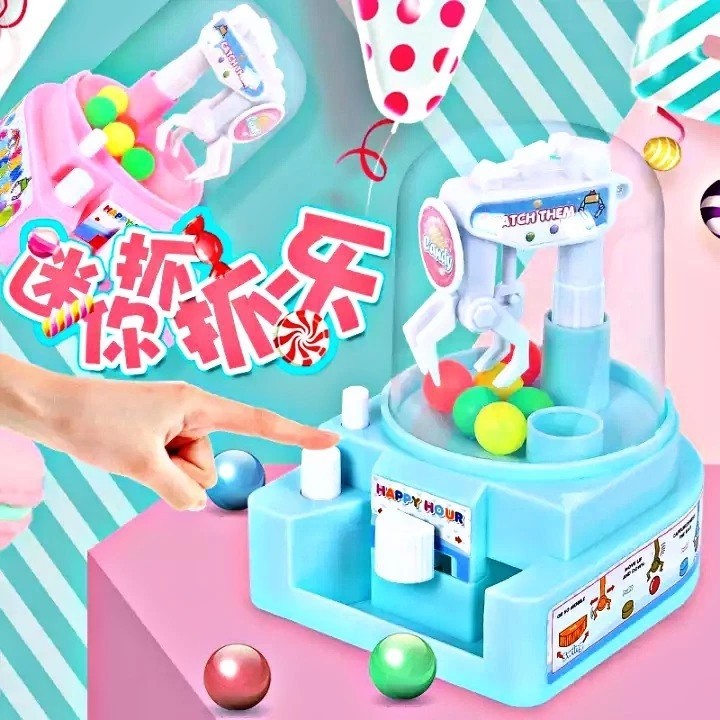 mainan anak mesin capit viral / mainan mesin capit mini / mainan claw machine mini