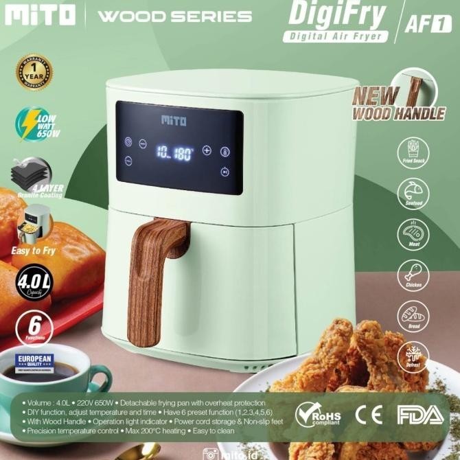 Air Fryer MITO AF-1 AF1 4liter Low Watt