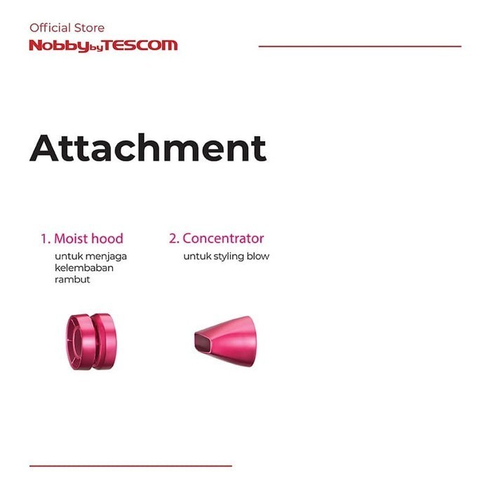 Tescom Pengering Rambut Collagen & Ion Hair Dryer TCD45