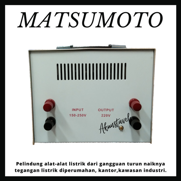 Stavolt Matsumoto 5000N - Stabilizer Listrik 5000Watt Termurah