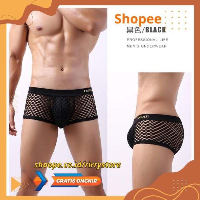 CELANA DALAM BOXER PRIA TRANSPARENT F2105      / CELANA DALAM BOXER PRIA TRANSPARENT F2105 THE BEST 