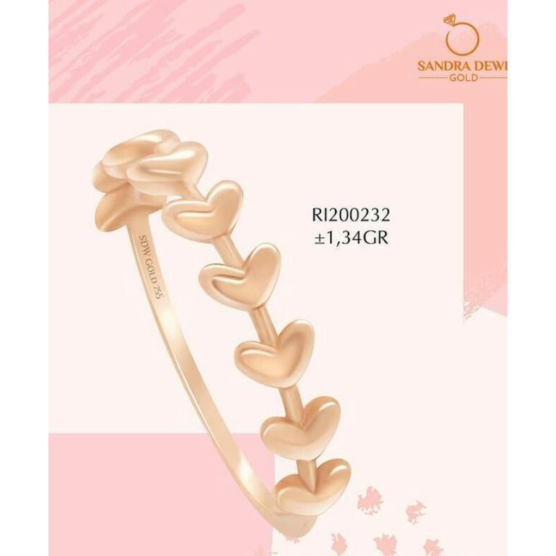 CINCIN SANDRA DEWI GOLD GOLDEN LOVE SERIES RI 200232