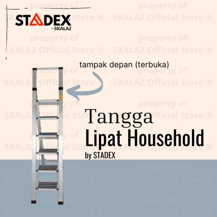 Tangga rumah tangga household T 141 cm STADEX by Skalaz