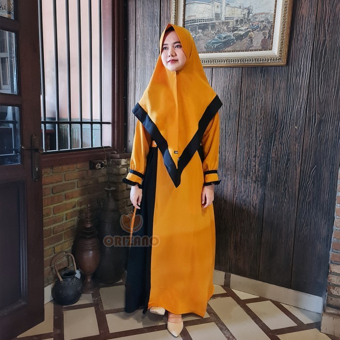 DISKON baju gamis wanita perempuan syari muslim Aulia Mom