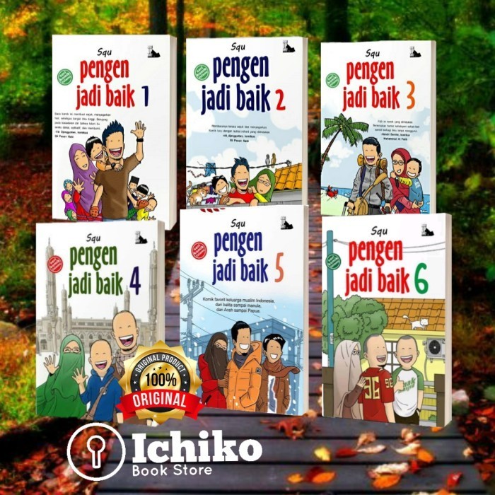 

Paket Komik Pengen Jadi Baik Jilid 1 2 3 4 5 6 - Komik Squ - Komik Pjb