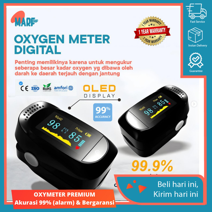 Oxygen Meter Fingertrip Pulse Oximeter Led Medis Masker Hand Sanitizer