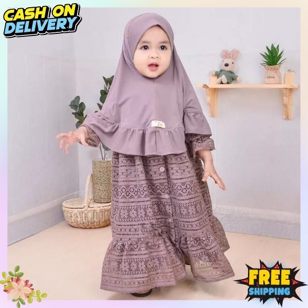2024 Lebaran Gamis Anak Perempuan Terbaru 2024 Bju Idhul Fitri Gemis Anak Terbaru2024 Gmis Anak2 Tan