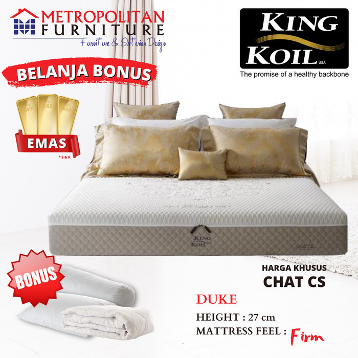 Kasur Springbed King Koil Duke Spring bed matras