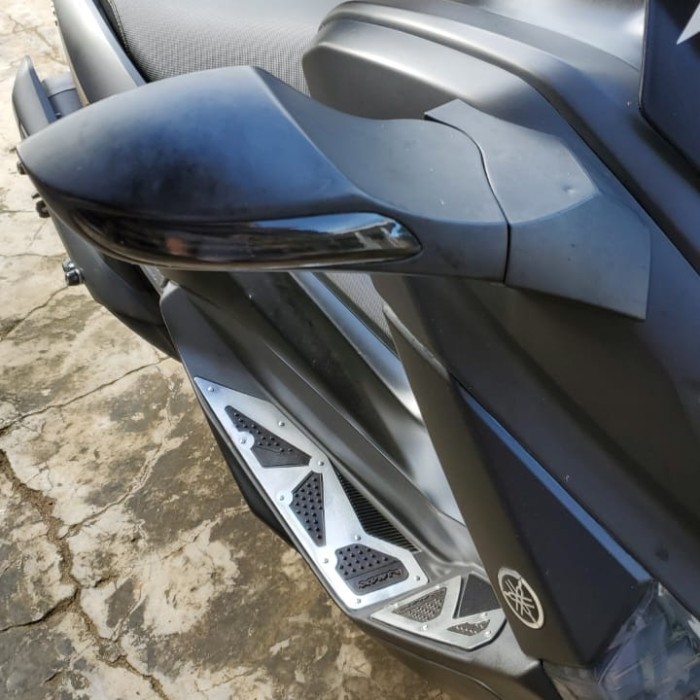 spion lipat nmax old + sen hitam doff dan putih abu abu