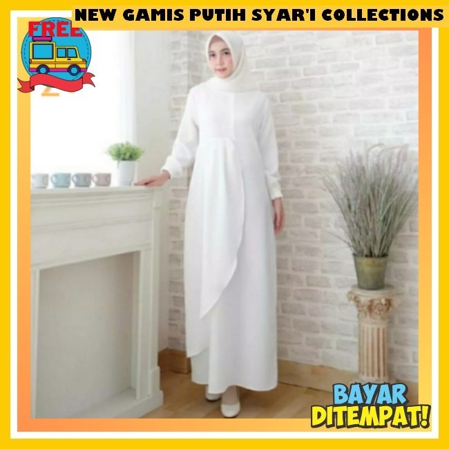 Gamus Terbaru Wanita Lebaran 2024 Pakaian Muslimah Waniya Ld 130 Ihram Baju Muslim Perempuan Remaja 