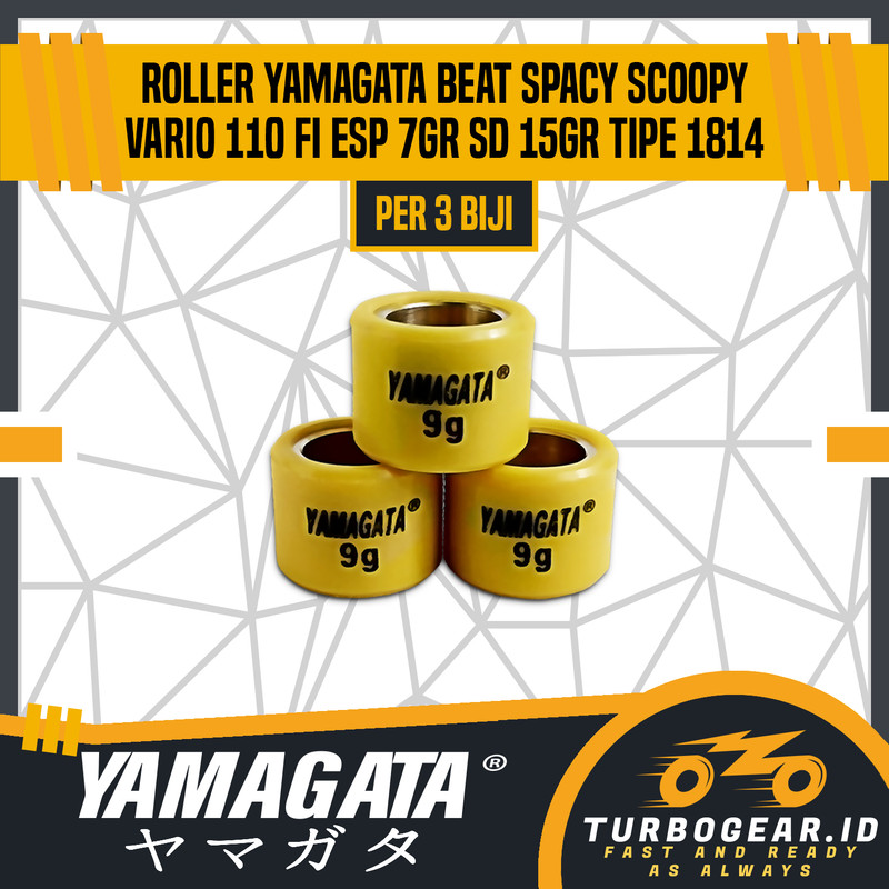 Roller Beat Vario Scoopy Spacy Kymco Fi ESP POP Street 110 Racing Yamagata 7gr Sampai 15gr 3 Biji