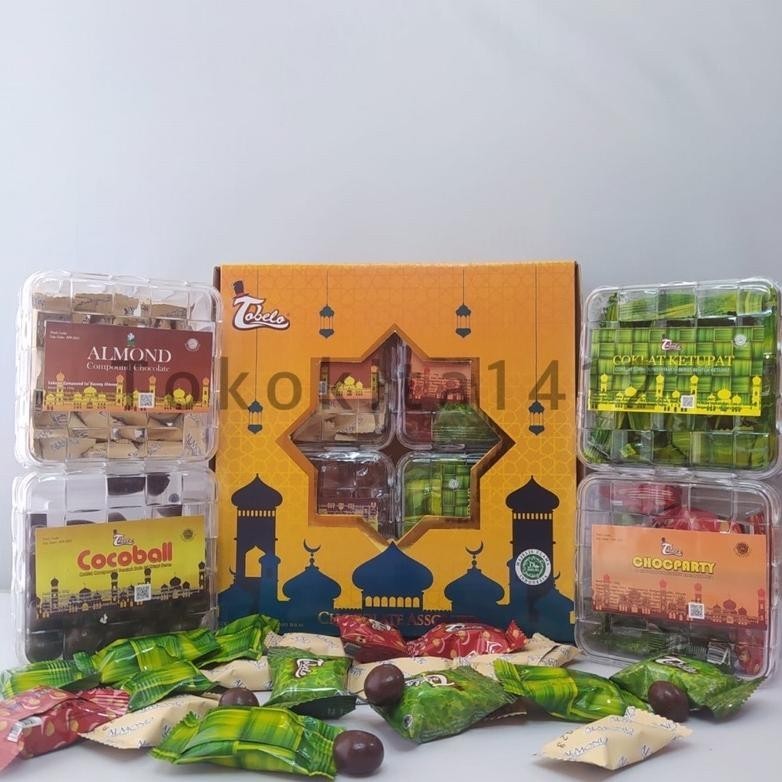 

PROMO MURAH Hampers Lebaran Coklat Tobelo Toki Chocolate Assorted