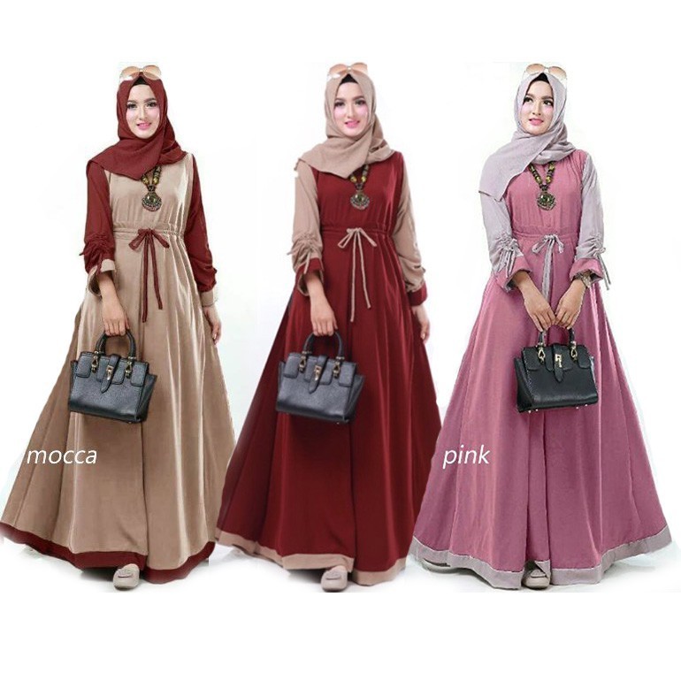 Gamis Wanita Terbaru 2024 Dewasa Abaya Setelan Games 2023 Khimar Putih Busui Cewek Cadar Pakaian Sya