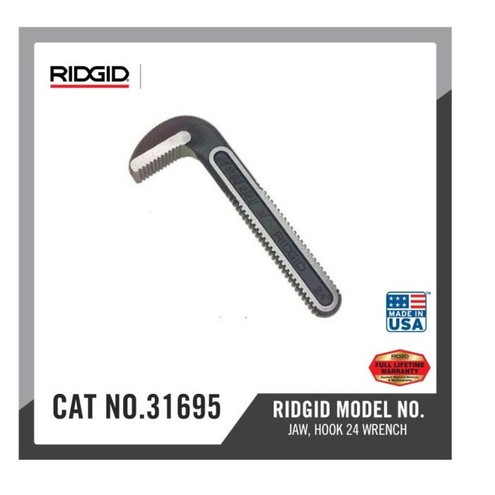 terbaru RIDGID JAW HOOK 24 WRENCH 31695 ready stok
