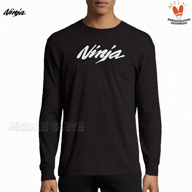 Tshirt Baju Kaos Lengan Panjang Ninja Kawasaki